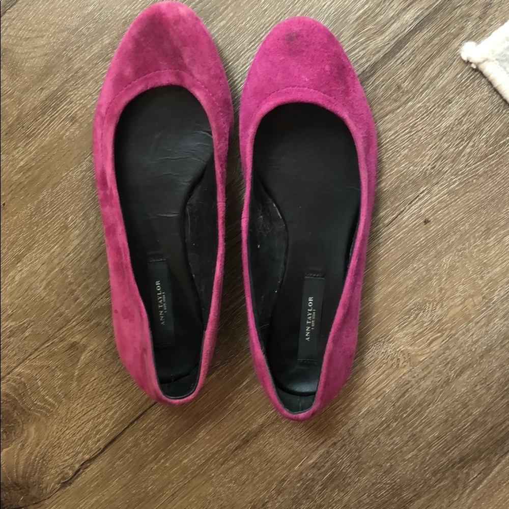 Ann Taylor Pink Flats